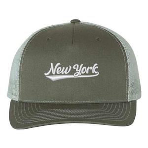 Embroidered New York Cap, New York City Vacation Cap, Cool New York Cap, New York Travel Hat, New York Souvenir Gift, Adventurer Cap