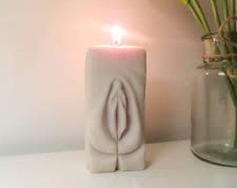 Vagina Candle Wax Figure