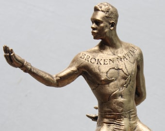 Statue UFC Collection 3D Peinte Main Idée Cadeau Fan Sport Combat