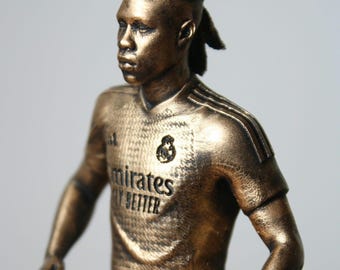 Sculpture 3D de Camavinga footballeur Real Madrid et international Français