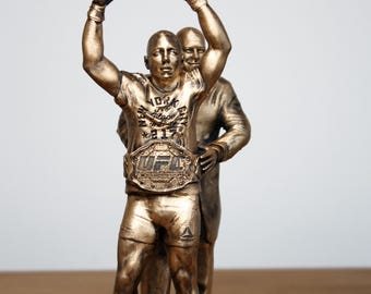 Estátua Coleção UFC 3D Peinte Main Idée Cadeau Fan Sport Combat