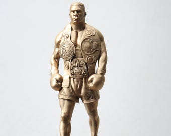 Sculpture 3D Mike Tyson légende boxeur américain USA cadeau unique et original