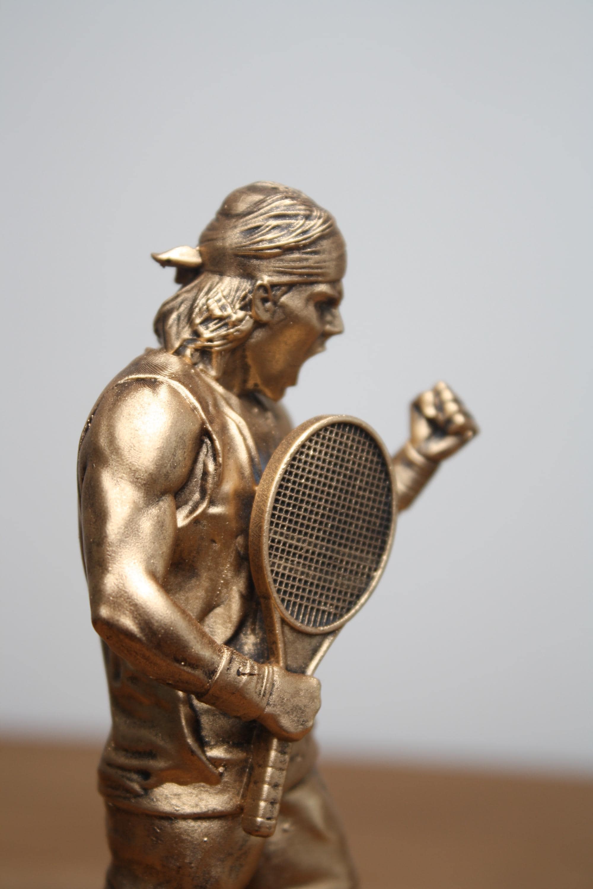 Sculpture Rafael Nadal la légende du tennis