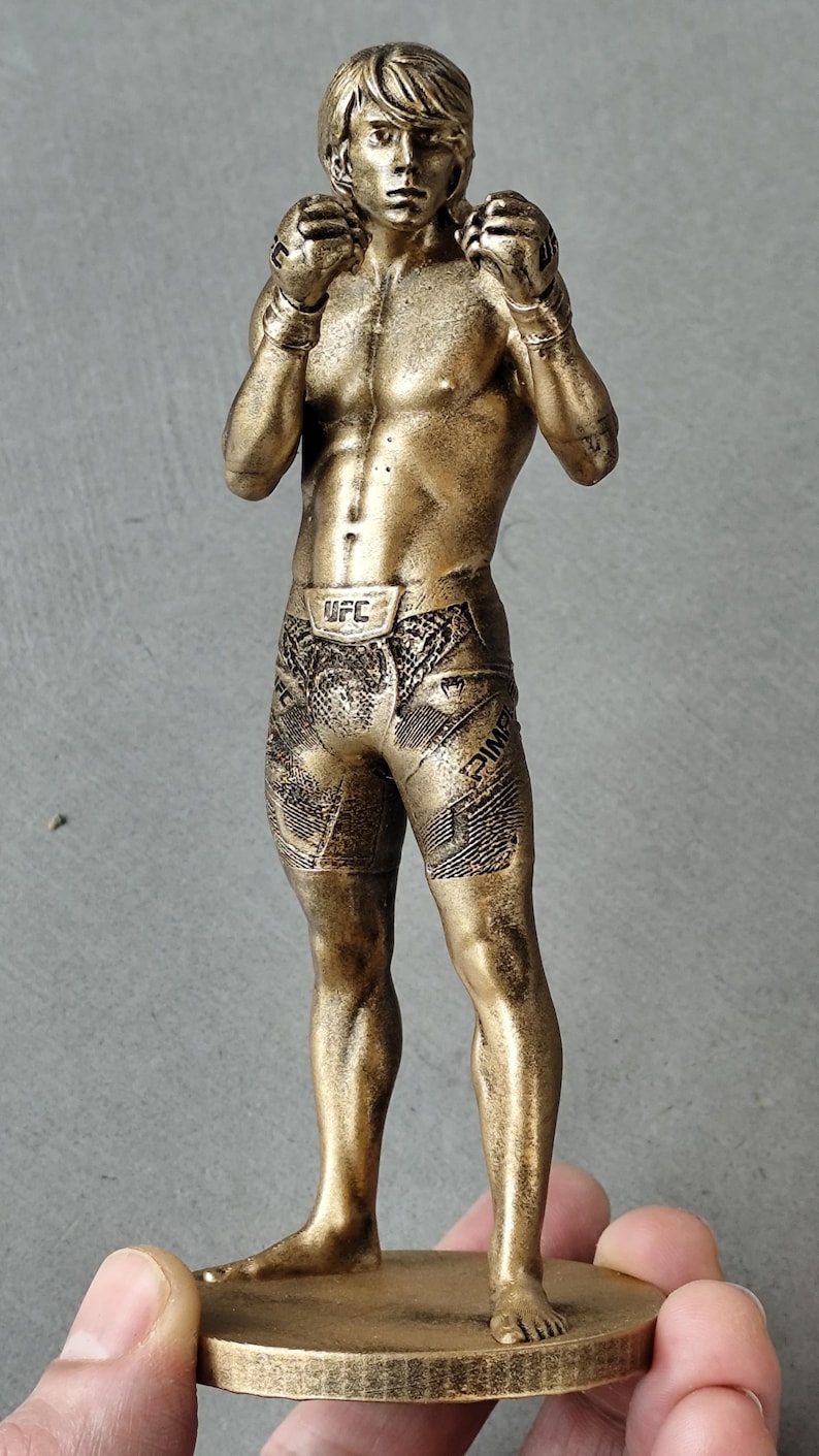 Staty UFC 3D Personnalisée avec visage Peinte Main Idée Cadeau Fan Sport Combat bild 2