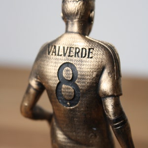 Sculpture Federico Valverde footballeur Real Madrid cadeau originale
