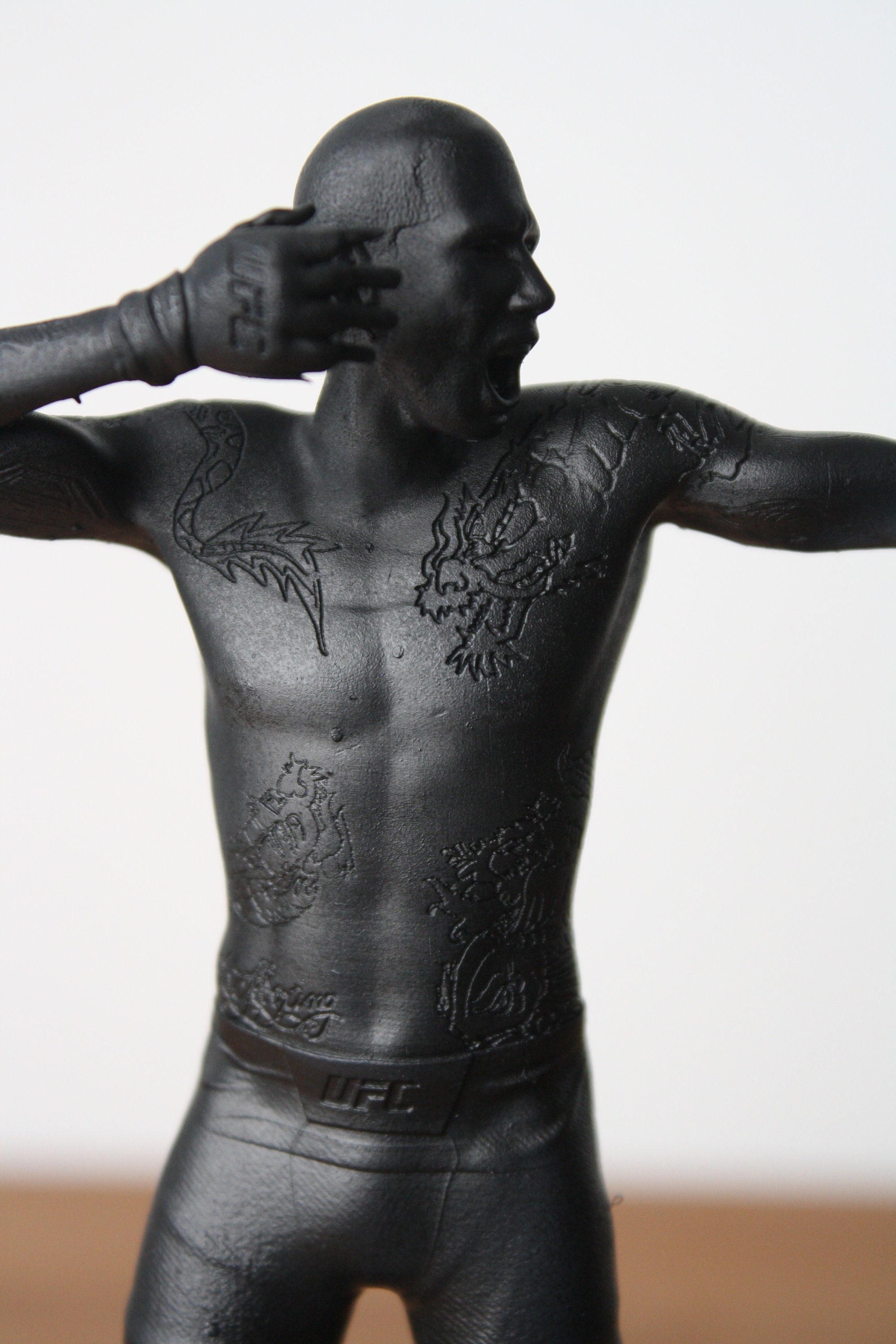 彫刻 3D アレックス ペレイラ ポアタン格闘家 MMA および伝説の