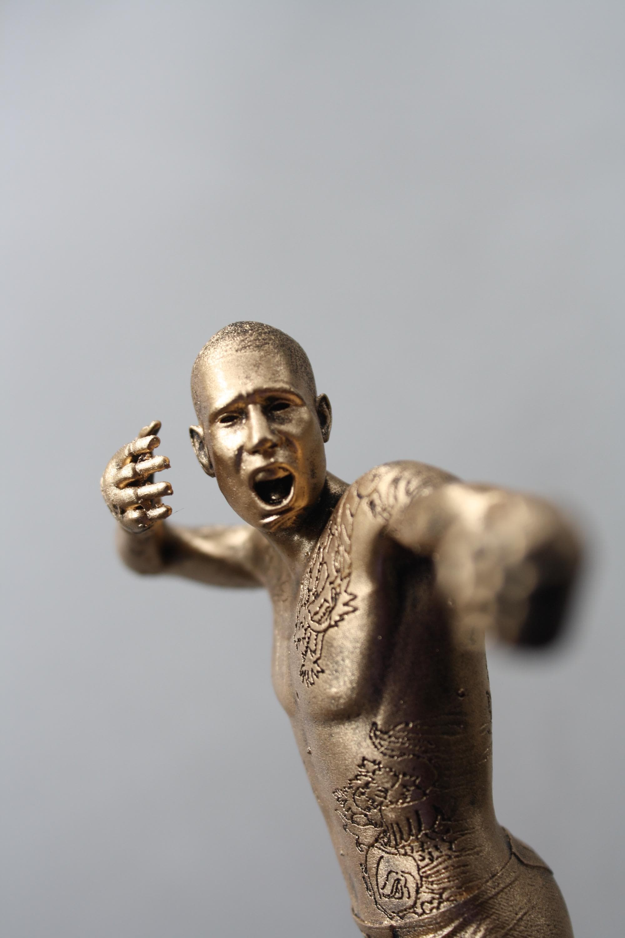 彫刻 3D アレックス ペレイラ ポアタン格闘家 MMA および伝説の