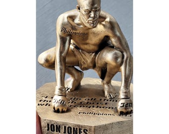 Statue UFC Collection 3D Peinte Main Idée Cadeau Fan Sport Combat