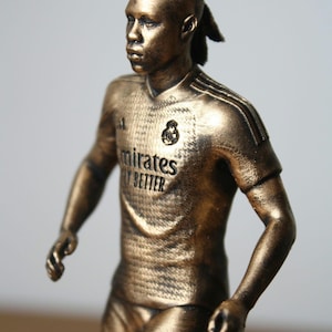 Sculpture 3D de Camavinga footballeur Real Madrid et international Français