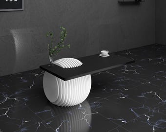 Parametric Design Table Plan Parametric Art Furniture Wooden Coffee Table  - Handcrafted Cnc Router File for Woodworking