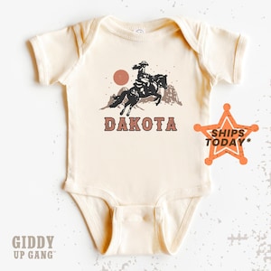 Custom Little Cowgirl T-Shirt, Western Desert Cowgirl with Custom Name Onesies® Brand, Personalized Family Shirts ( GR17333 )
