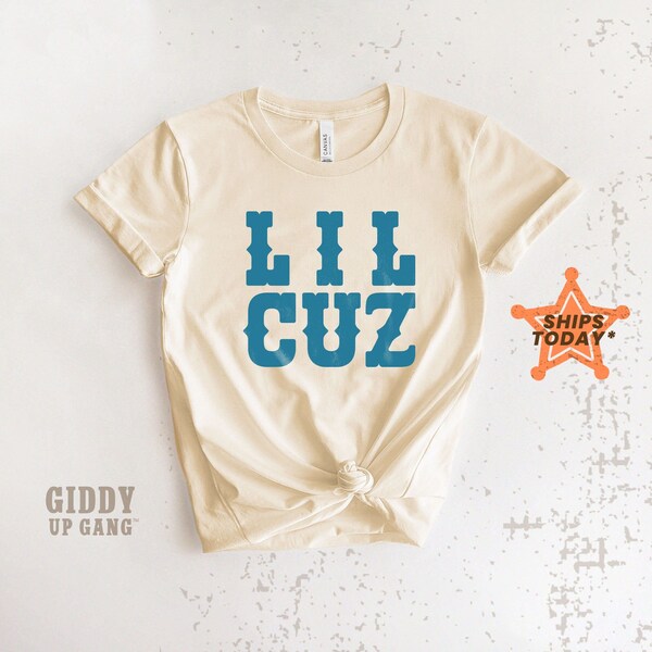 Lil Cuz Unisex TShirt, Family Matching for Adults, Western Cousins, Western Gift Ideas