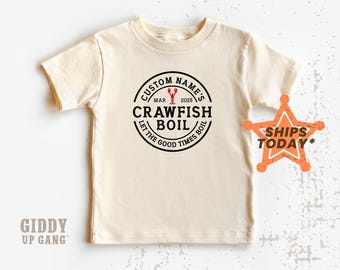 Custom Crawfish Boil T-Shirt - Personalized Matching Tee  ( GN13162 )