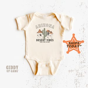 Desert Vibes Texas Baby Onesie Desert Vibes Texas Baby Onesie