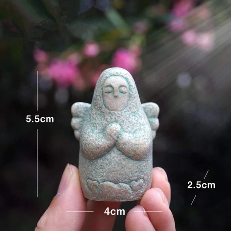 Zelda BOTW Goddess Stone Statue Hand Painted 5.5x4cm Gift Legend of