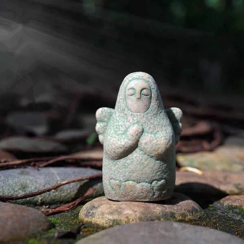 Zelda BOTW Goddess Stone Statue Hand Painted 5.5x4cm Gift Legend of