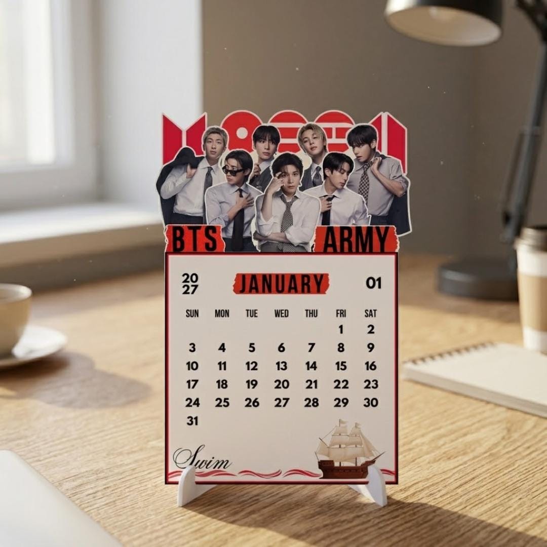 Bts Jungkook Merch and Calendar - Etsy