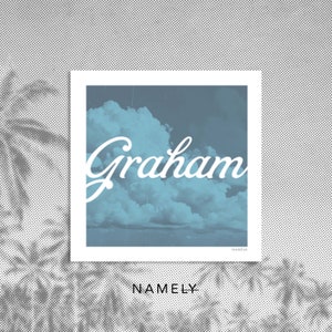 Personalized Name Blue Boy Room Art Print