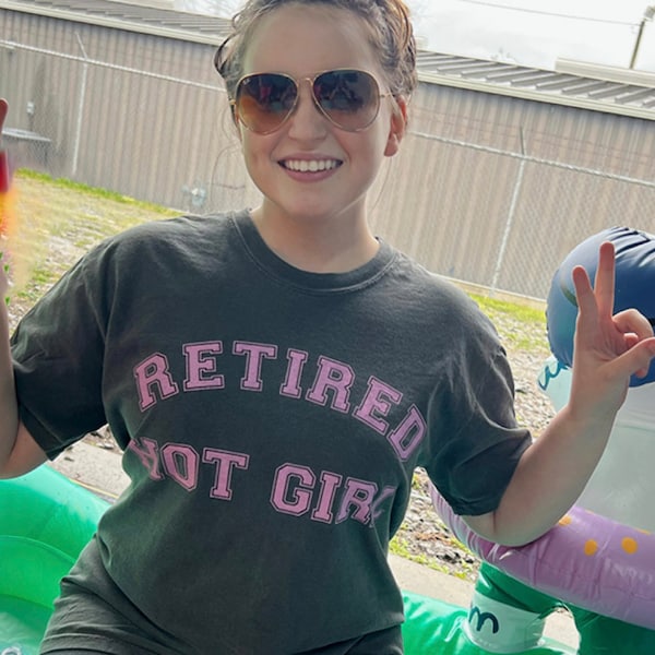 Retired Hot Girl Graphic Tee