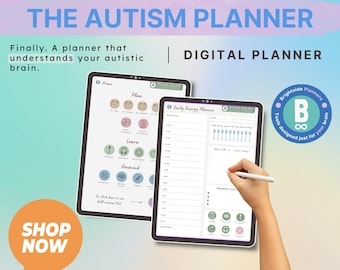 Autism & AuDHD Digital Planner | Neurodivergent Self-Care (Digital Download)