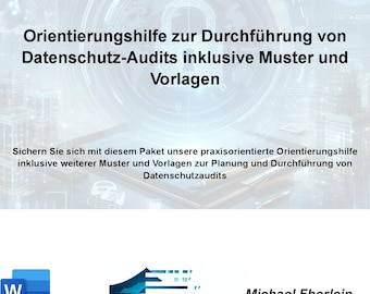 Guidance on conducting data protection audits, including samples and templates