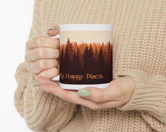 My Happy Place, Forest Coffee Mug