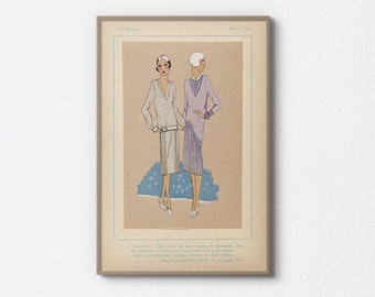 French Art Deco Fashion Print: 1926 Très Parisien Magazine (Digital Download)