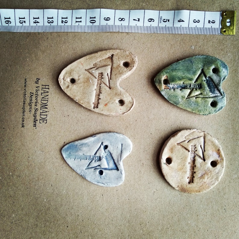 Victoria Sugden Designs Logo Handmade Buttons