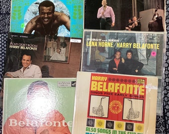 Harry Belafonte Vinyl Record Collection 6 Alben
