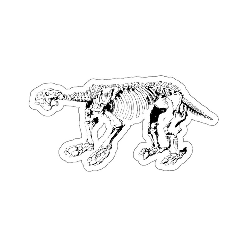 Anteater Skeleton Sticker image 2