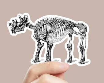 Dinosaurier Skelett Sticker