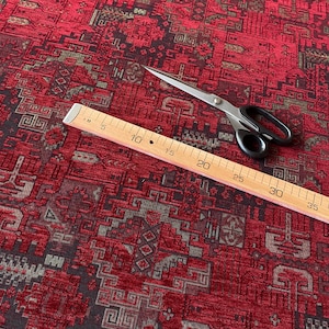 Cotton Fabric, Fabric By The Yard, Ethnic Fabric, Turkish Fabric, Bohemian Fabric, Upholstery Fabric, Sofa Fabric, Kilim Fabric, Boho Fabric