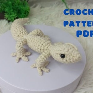 patrón de gecko albino