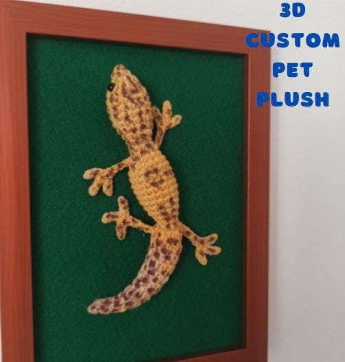 3D custom pet plush prame