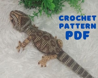 Crochet Bearded Agama Pattern (PDF)