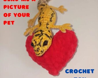 Leopard gecko toy