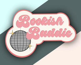 Bookish Baddie Sticker