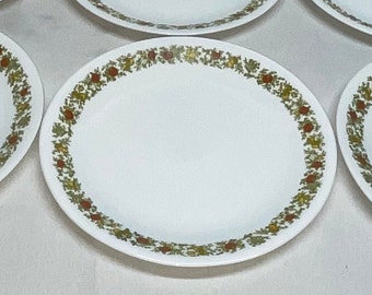 Vintage Corelle Spice of Life Salad / Dessert plates - set of 6