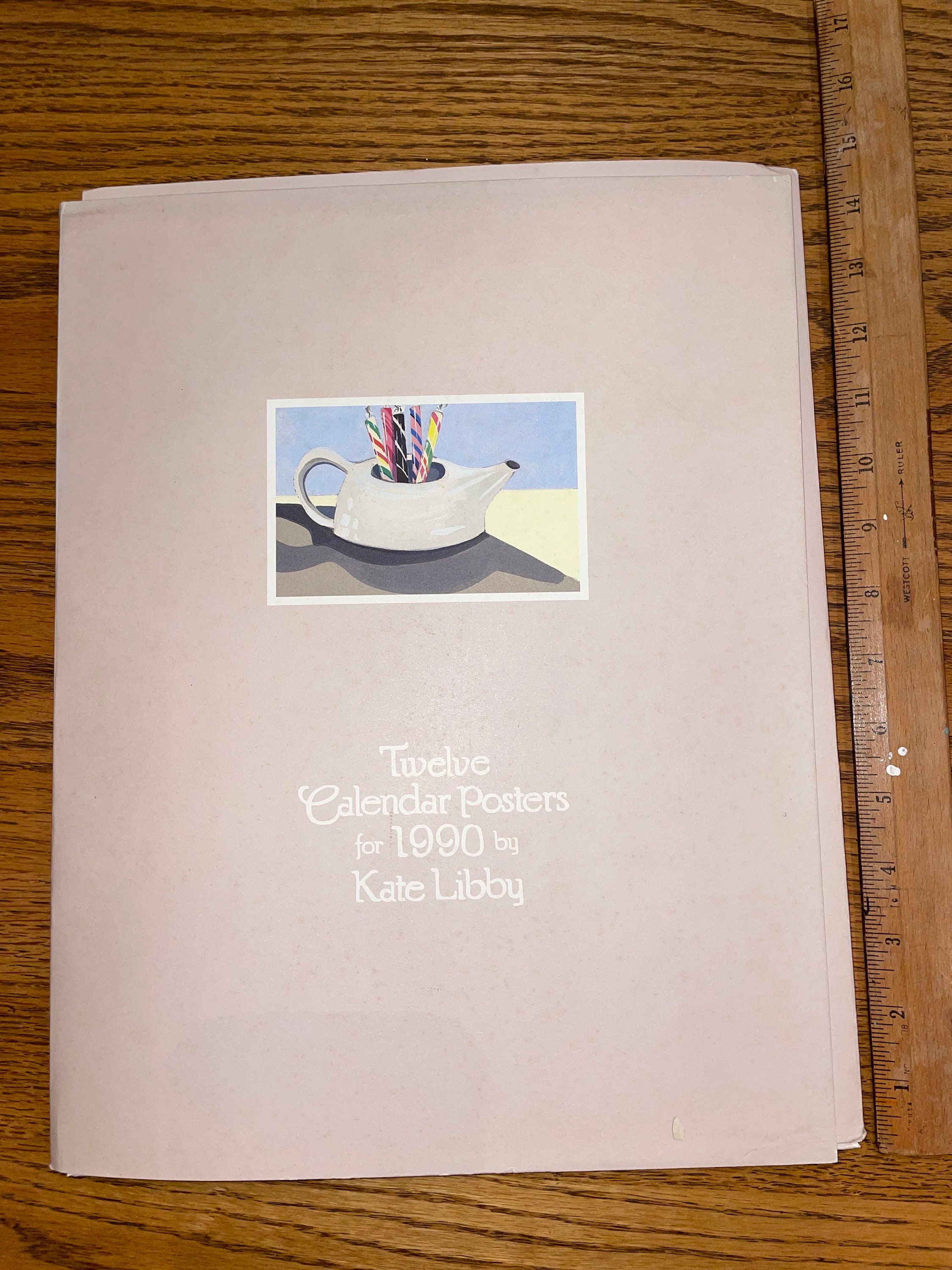 Twelve Calendar Posters for 1990 by Kate Libby - Etsy