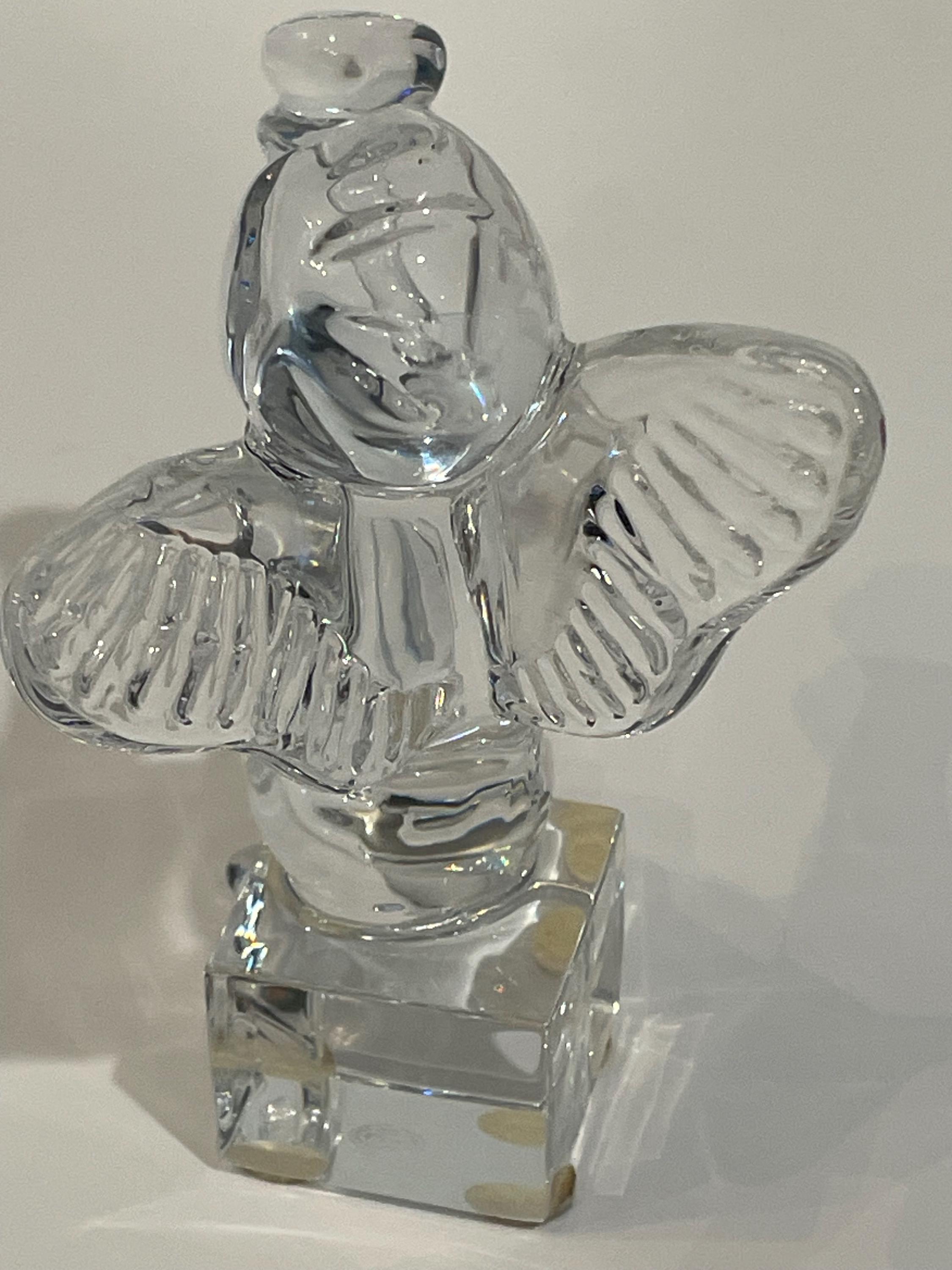 B Baccarat バカラ 天使 ANGEL PRESENTING HEART Baccarat Crystal Angel With Heart - Etsy