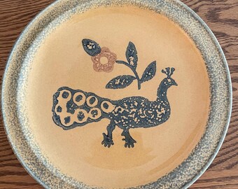 Pfaltzgraff America MAFA Stoneware Large Peacock Charger-2 available