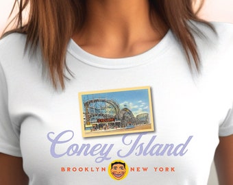 Vintage Coney Island Cyclone Roller Coaster T-Shirt