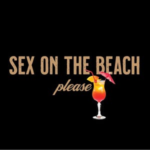 Funny Sex on the Beach Cocktail Tee, Bar Hopping Beachwear, Unisex Jersey Short Sleeve Shirt