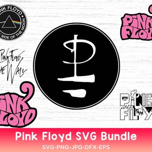 Puede incluir: Un paquete de descarga digital de logotipos y gráficos de Pink Floyd. El paquete incluye un gráfico en blanco y negro de un símbolo, un gráfico rosa del nombre de la banda y un gráfico rosa del nombre de la banda con las palabras "The Wall".