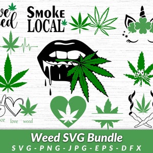 Weed SVG Bundle,Stoner Svg Bundle, Marijuana Svg, Weed Quotes Svg, Smoking Svg,Vector, Svg For Cricut, Layered Files, Instant, weed png File