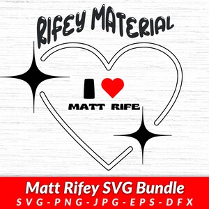 Mat Rifey SVG Bundle: Funny Trending PNG, T-shirt, Tumbler Wrap (Digital Download)