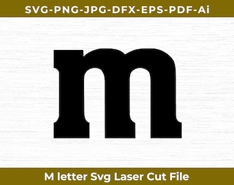 Letter M Costume SVG: Cricut Cut File, T-Shirt Design (Digital Download)