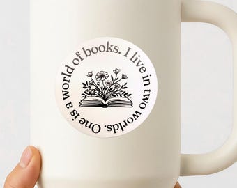 I Live in Two Worlds One is a World Of Books - Rory Gilmore Inspired