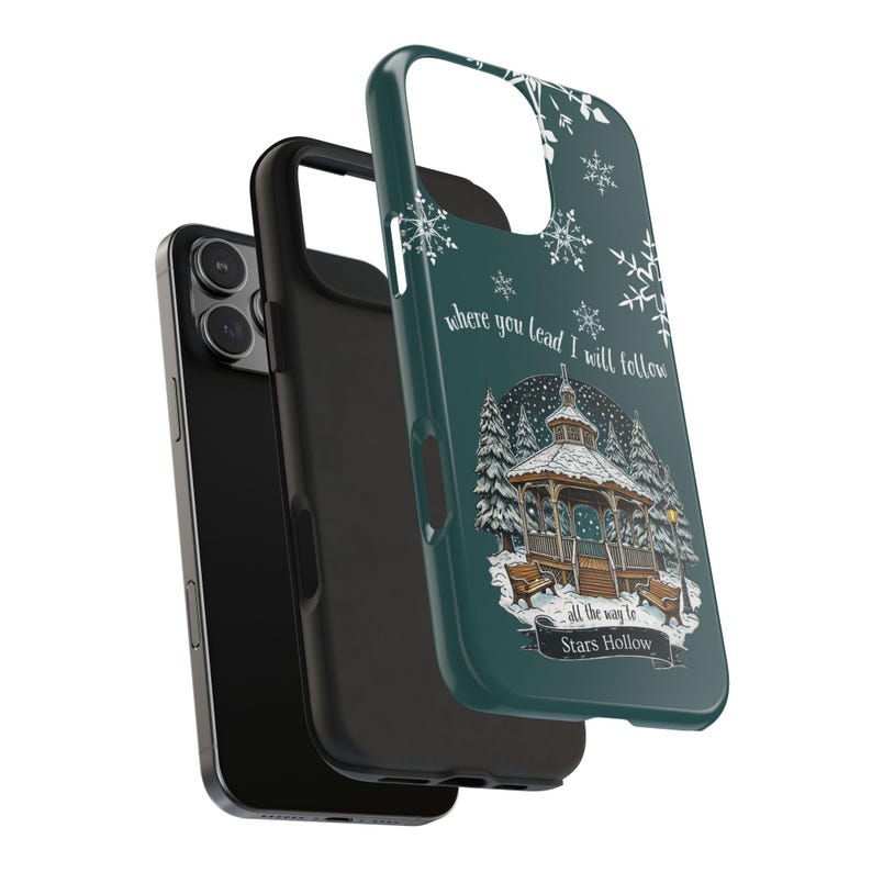 Stars Hollow Winter Gazebo Phone Case