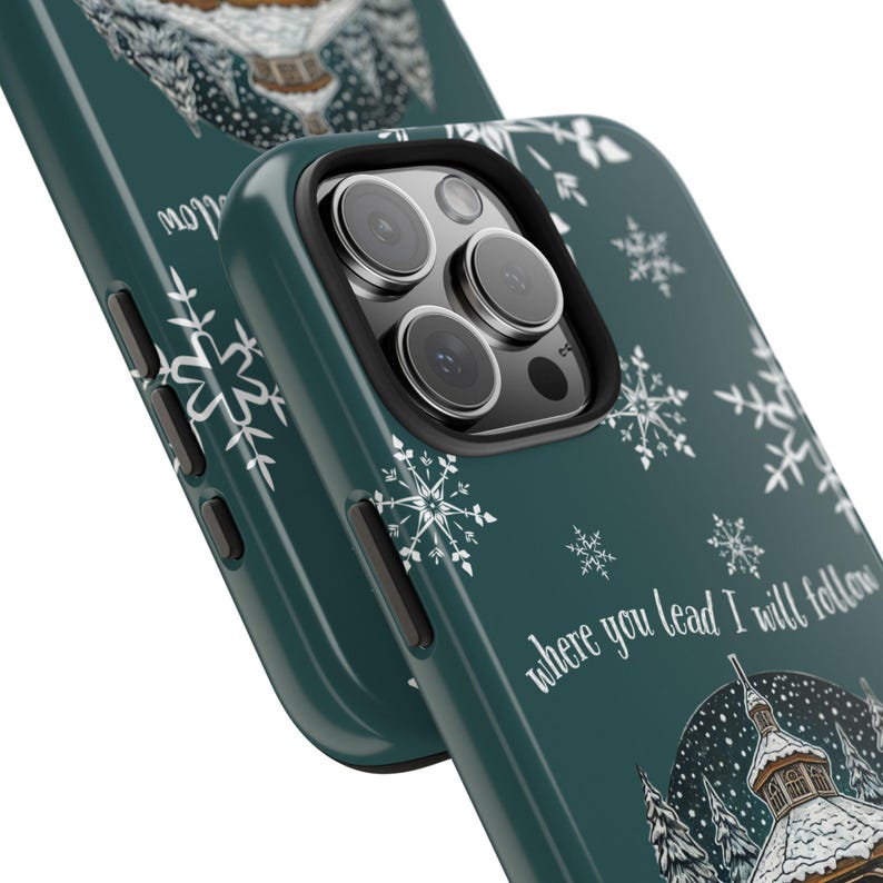 DragonflyMerchCo Stars Hollow Winter Gazebo Phone Case - Thumbnail 3